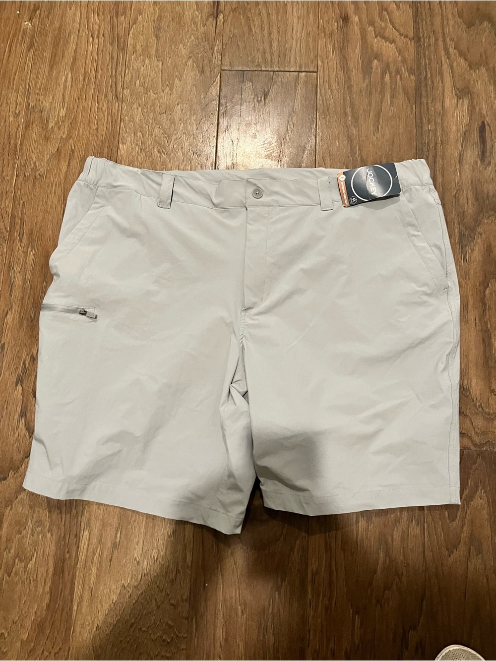 Men's Light Gray Performance Shorts by Jockey Size 44 New